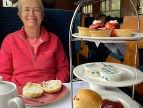 Customer Photo of Churnet Valley Steam Train Cream Tea